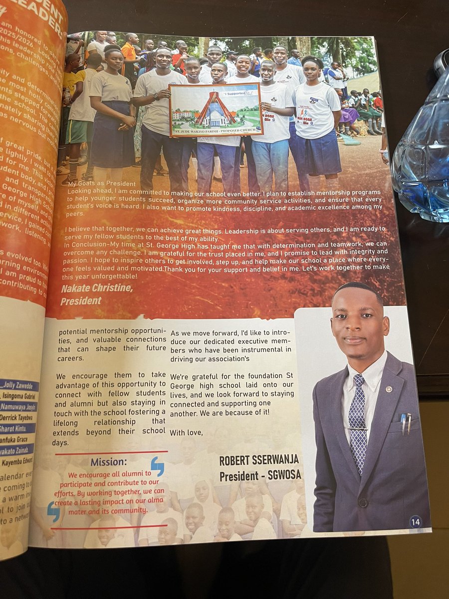 robertsserwanj's tweet photo. Our message for the continuing students is clearly bold in black and white.

St. George High School - Wakiso
Old Students’ homecoming- 26th April, 2026. Be there if you were there! https://t.co/3O6K8B7MFr