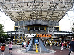 Pifase_does_MC's tweet photo. Happy 27th anniversary to one of the best attractions in modern Epcot!!! #TestTrack #Epcot https://t.co/FIV8qJOYih
