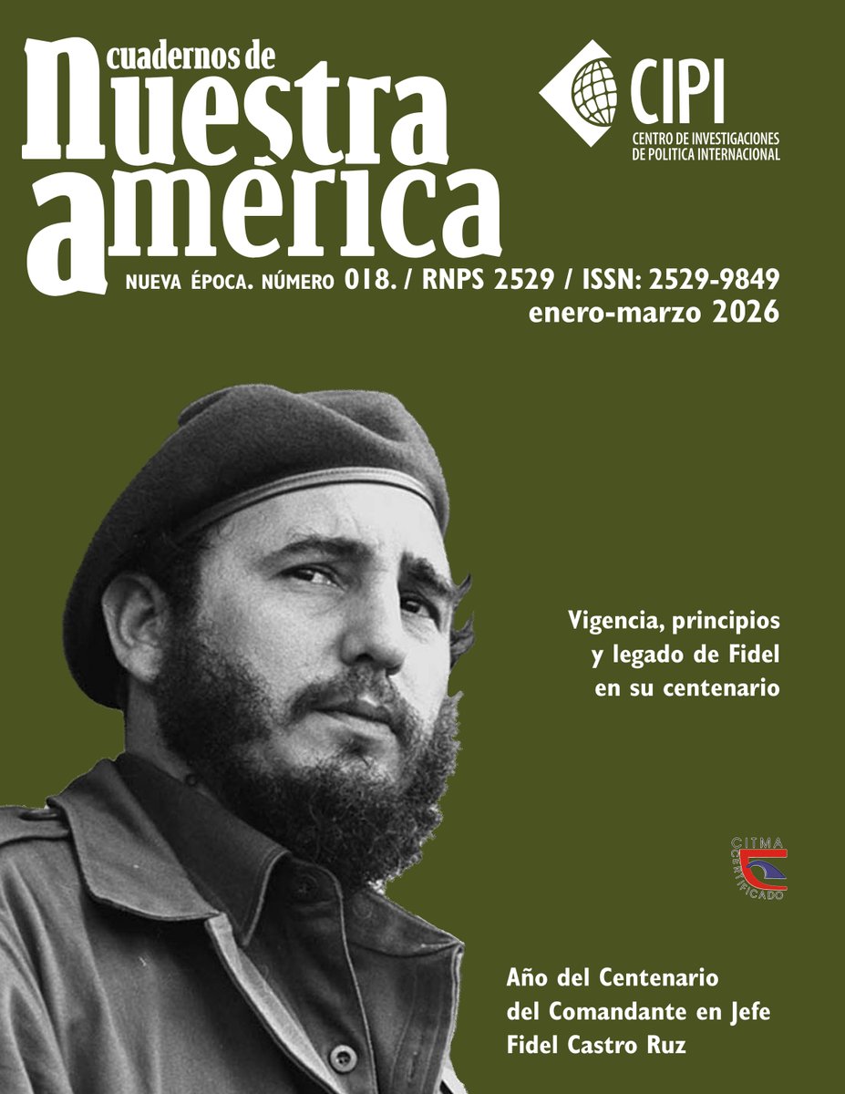 Revista Cuadernos de Nuestra América tweet media