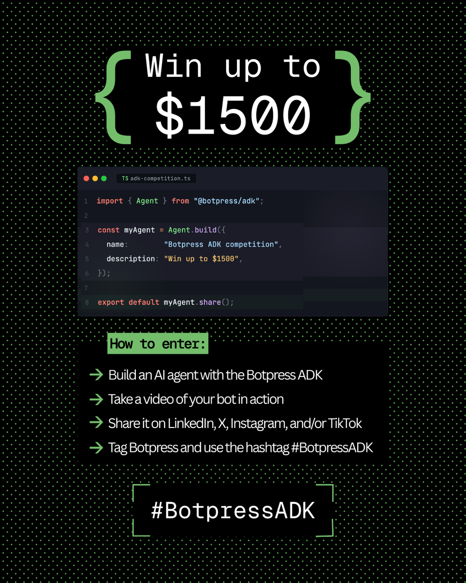 Botpress 🤖 tweet media