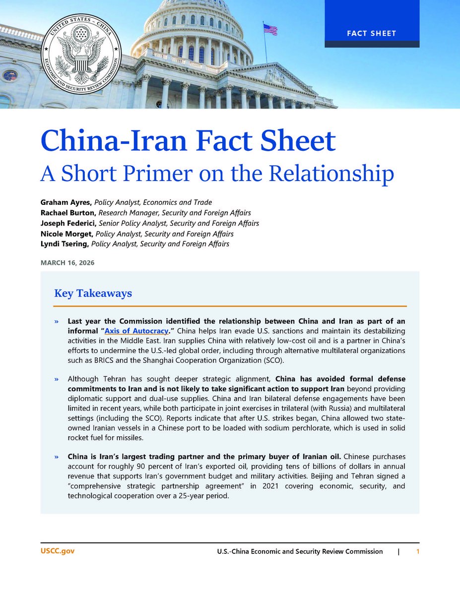 U.S.-China Commission tweet media