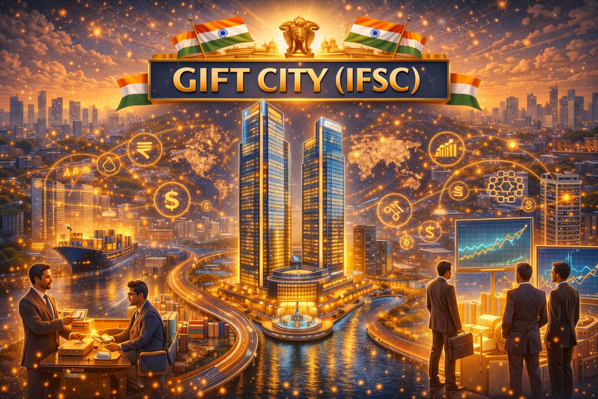 Gurudas_BJP's tweet image. 🇮🇳 100 Major Government Initiatives Since 2014

22) GIFT City (IFSC)

From offshore dependence to a global financial hub in India.
Attracting international finance, boosting investment, and strengthening India’s financial ecosystem.

#GIFTCity #IFSC #FinancialReforms 🌍📈