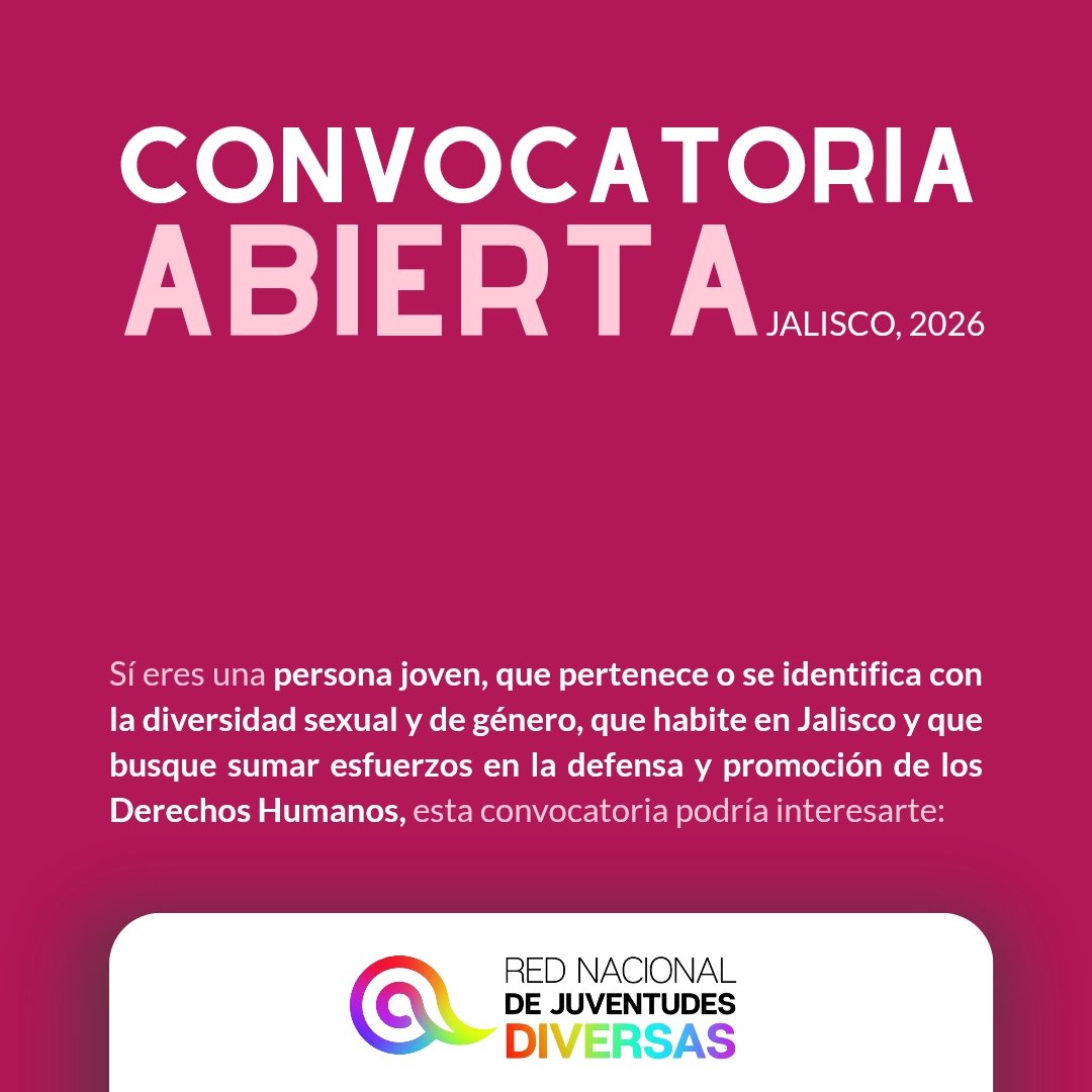 Red Nacional de Juventudes Diversas tweet media