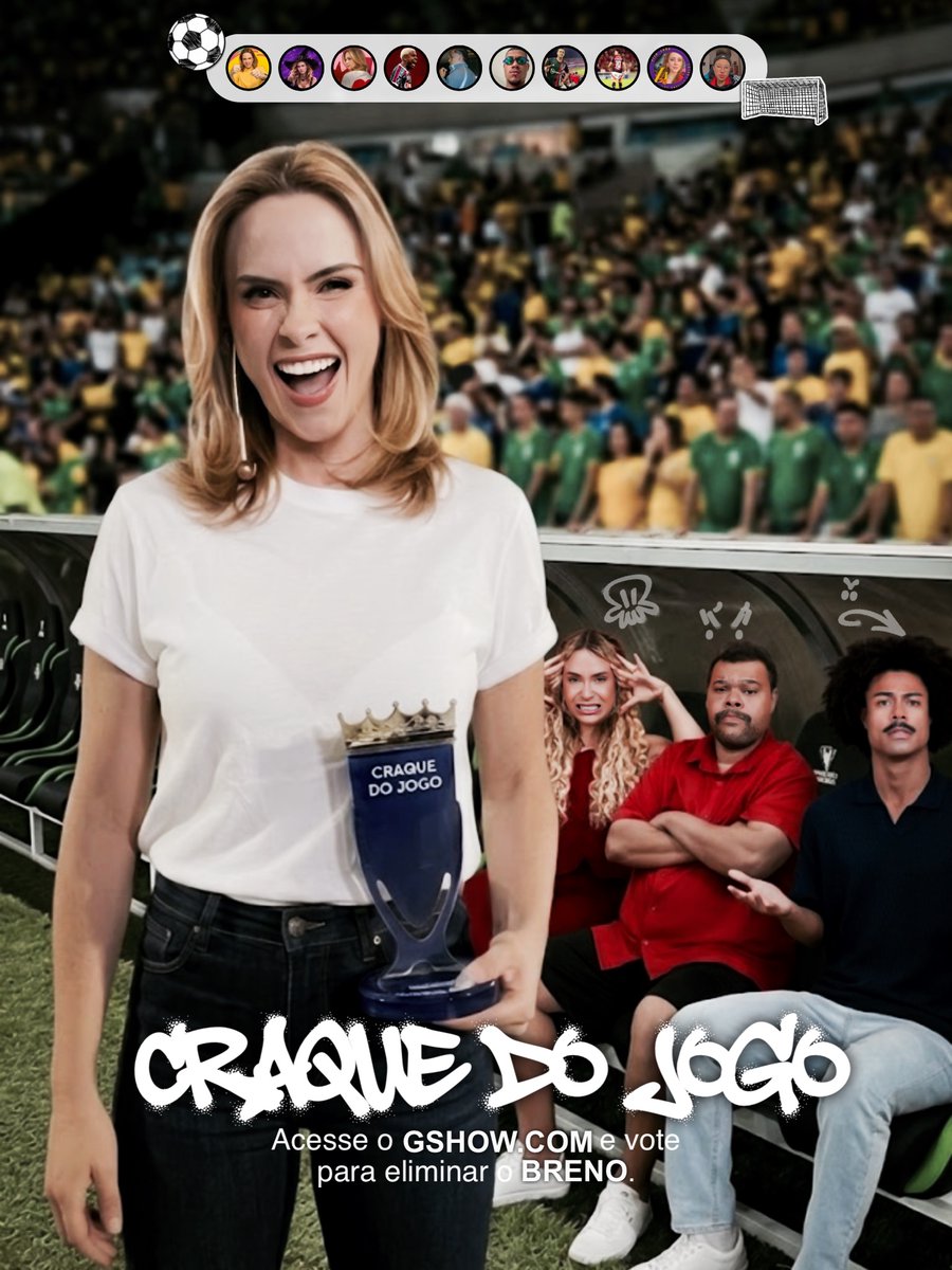 ⚽️ MUTIRÃO FUTEBOLÍSTICO 'CRAQUE DO JOGO' FEAT PORTAIS INICIADO! ⚽️

🗳️ A cada 10 votos mandem um emoji ou uma palavra nesse tweet.

🎯 META: 1K COMENTÁRIOS.

⏰ ATÉ 19:00.

🚨 O voto é pra SAIR, votem no BRENO!

🔗 LINK: gshow.globo.com/realities/bbb/

🤝 <a href="/qganapaula/">Central Da Bruxona 🧙🏼‍♀️</a> <a href="/arrascacraque/">Arrasca Fla</a>