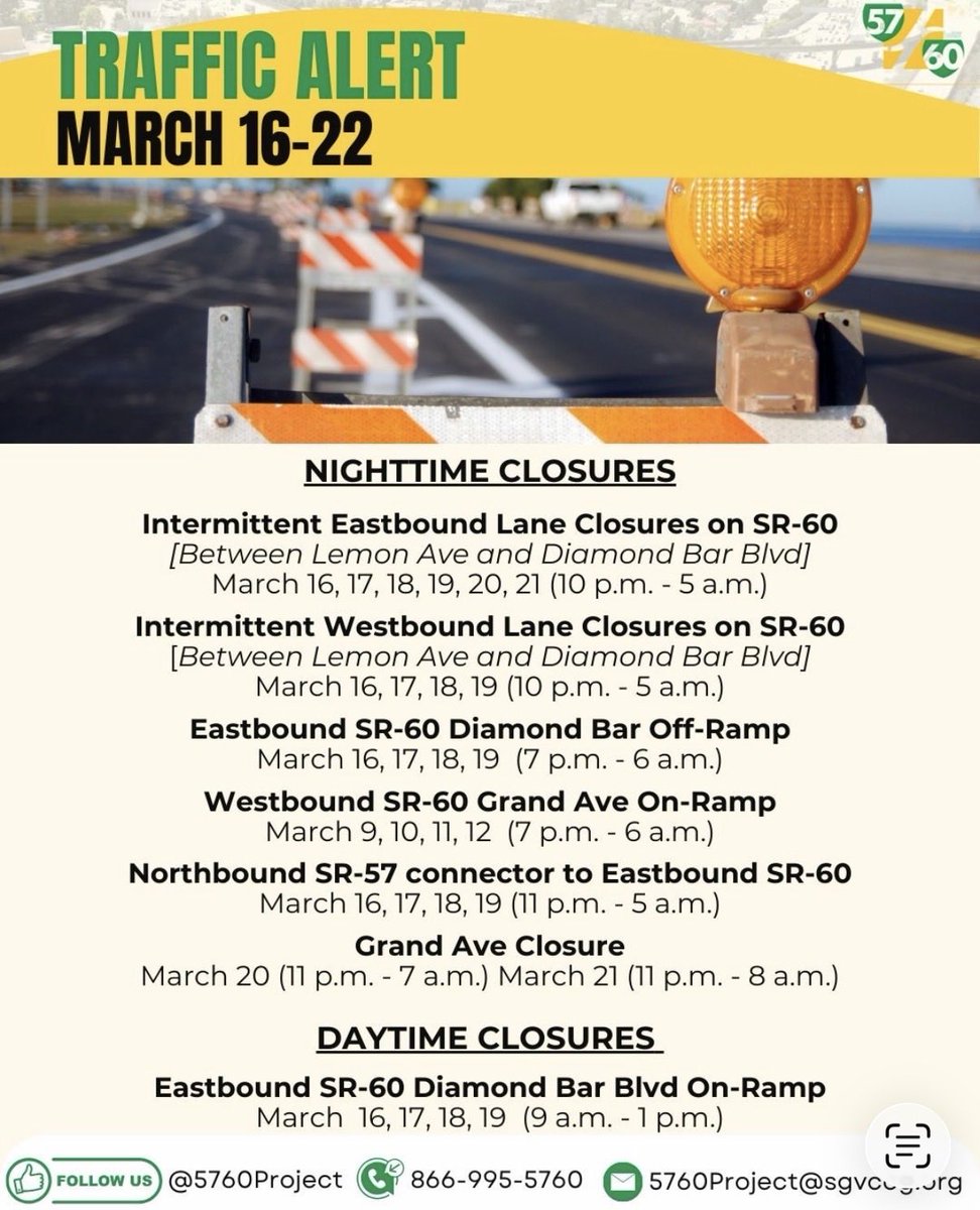 SR 57/60 Confluence Chokepoint Relief Project tweet media
