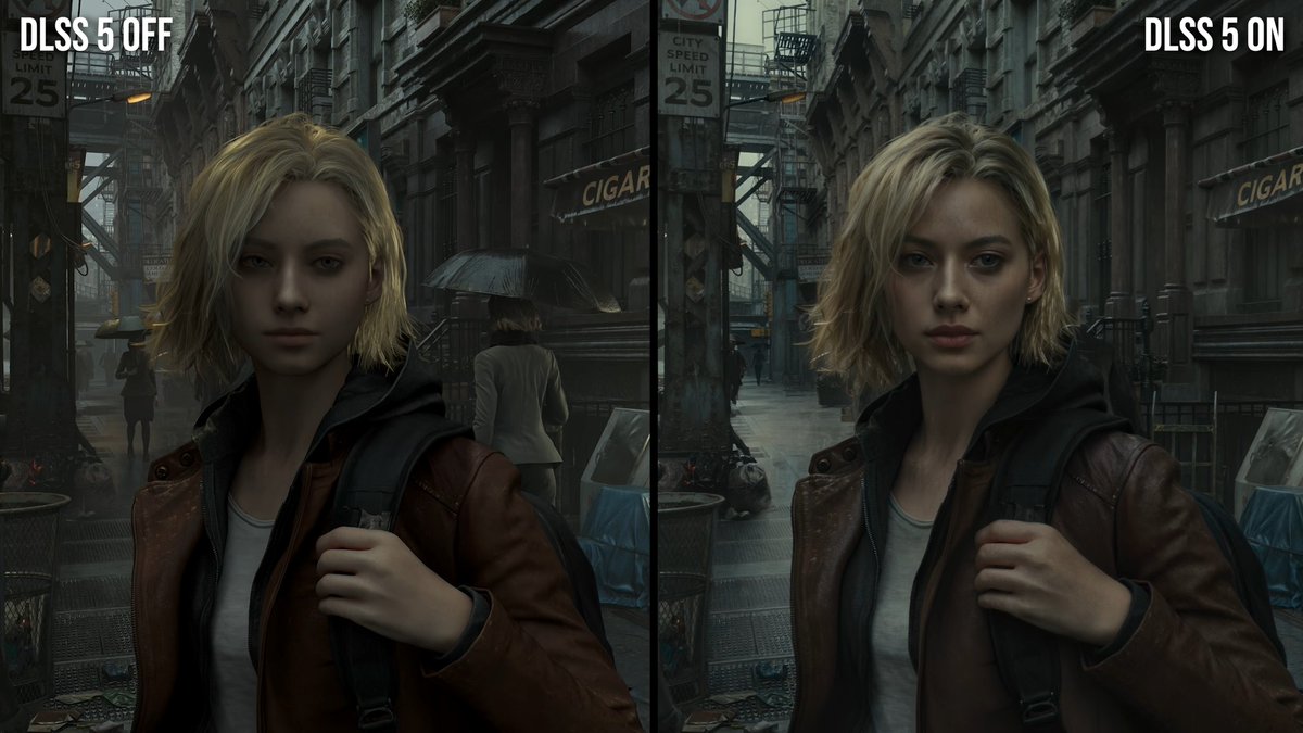 NVIDIA just announced DLSS 5, which seems to generate AI images on top of upscaling, rather than ...