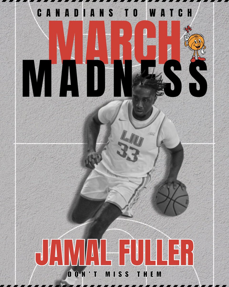 Canadian to watch in March Madness 🇨🇦:

Josh Omojafo, South Florida 
Xaivian Lee, Florida 
Elijah Mahi, Santa Clara 
Malachi Davis and Jamal Fuller, LIU
Ishan Sharma, Saint Louis 
Aden Holloway, Alabama 
Dominic Pangonis, Wright State 
Ose Okojie, Howard
Edouard Benoit, Lehigh
