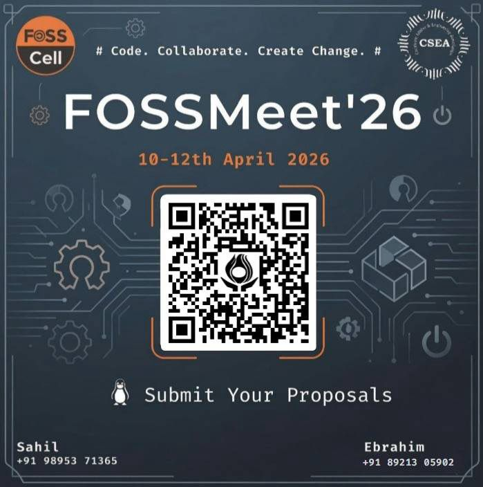 FOSSMeet at NIT Calicut is celebrating 21 years! We're seeking  proposals for talks, workshops, and discussions on open-source  technology from experienced professionals and passionate students.

Submit your proposal here: hasgeek.com/fosscell/fossm…
Updates : t.me/foss_meet