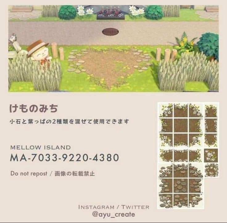 cozydalia's tweet photo. animal crossing new horizons dirt path creators you’re so special to me🤍 https://t.co/P9VDob0f1O