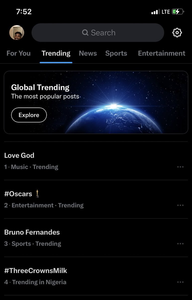 全球热搜榜截图