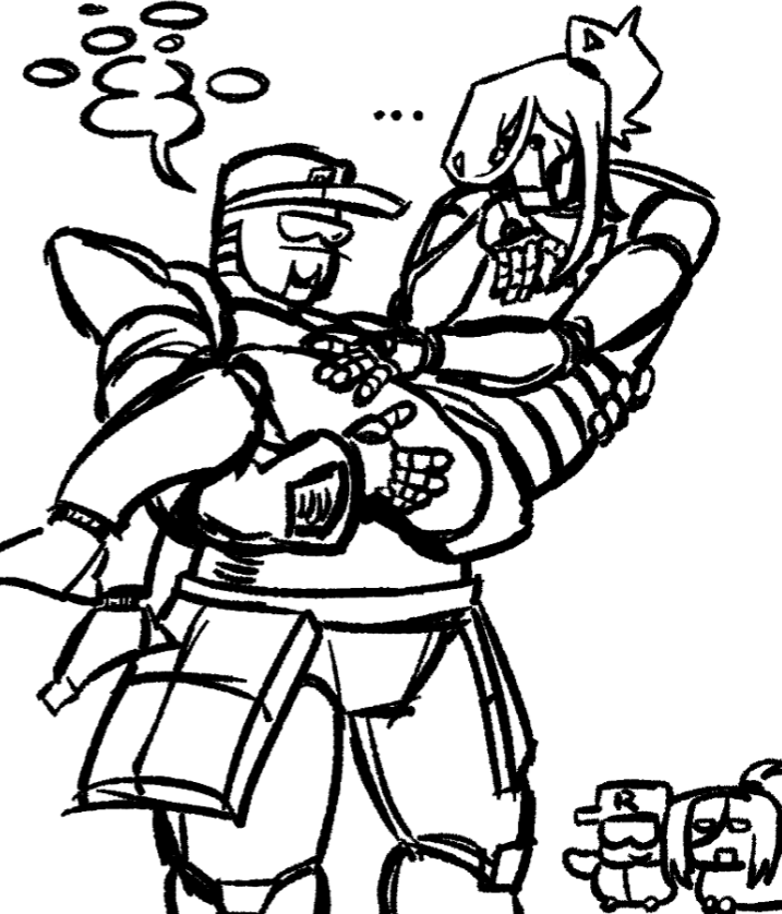 sealhammer's tweet photo. sealhammer fun fact number two: my profile picture was god4god yuri i doodled late last year all along https://t.co/z8Zpc9IaRH