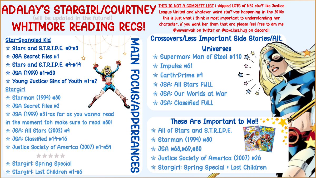 wuvemwah's tweet image. my stargirl / courtney whitmore / star-spangled kid reading recs!! #stargirl