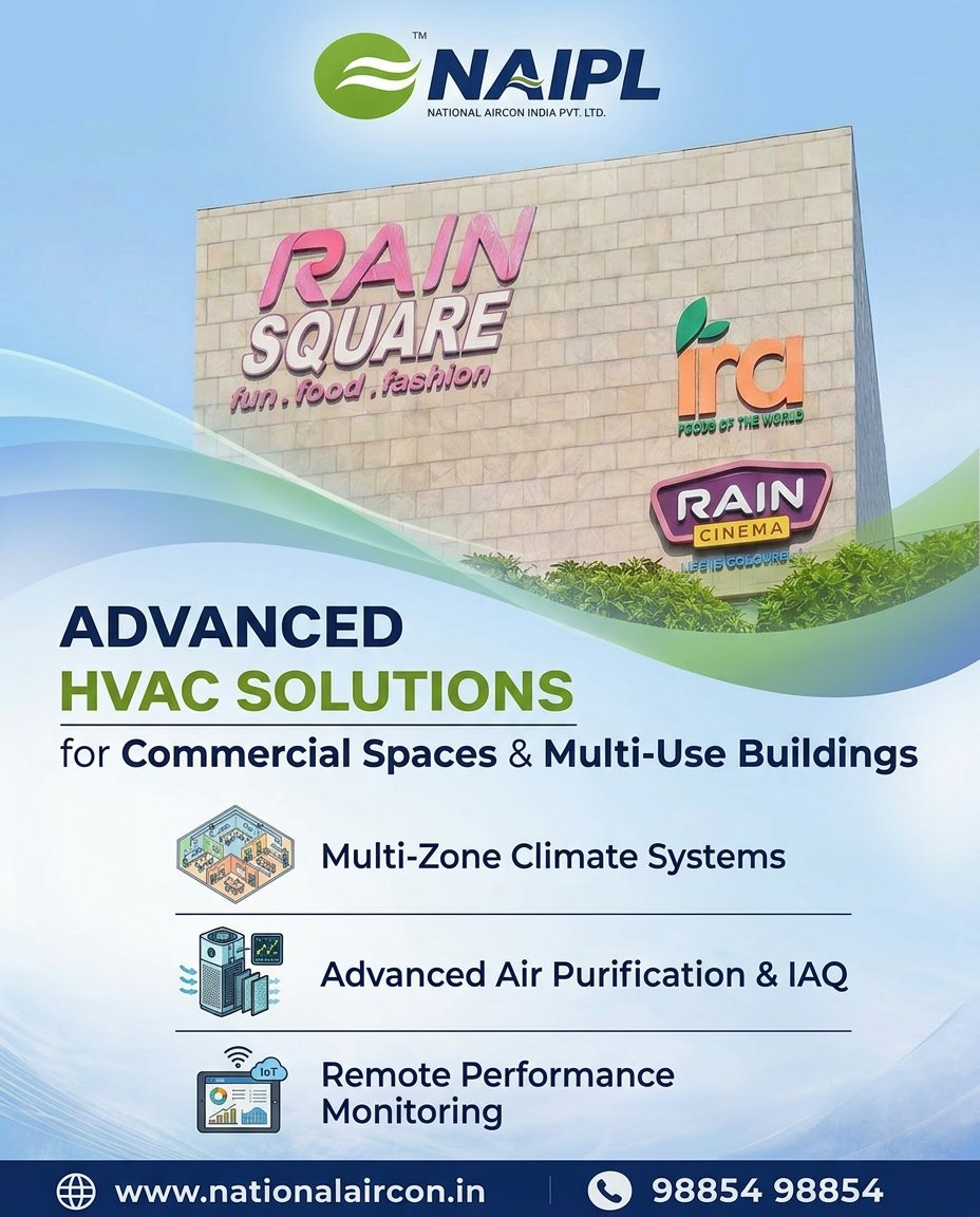 aircon_pvt's tweet image. Delivering Advanced HVAC Solutions for modern commercial spaces. ❄️🏢

Trusted projects like Rain Square Mall showcase our commitment to efficiency, comfort, and innovation.

📞 98854 98854
🌐 nationalaircon.in
#HVACSolutions #CommercialHVAC #AirConditioningExperts #NAIPL
