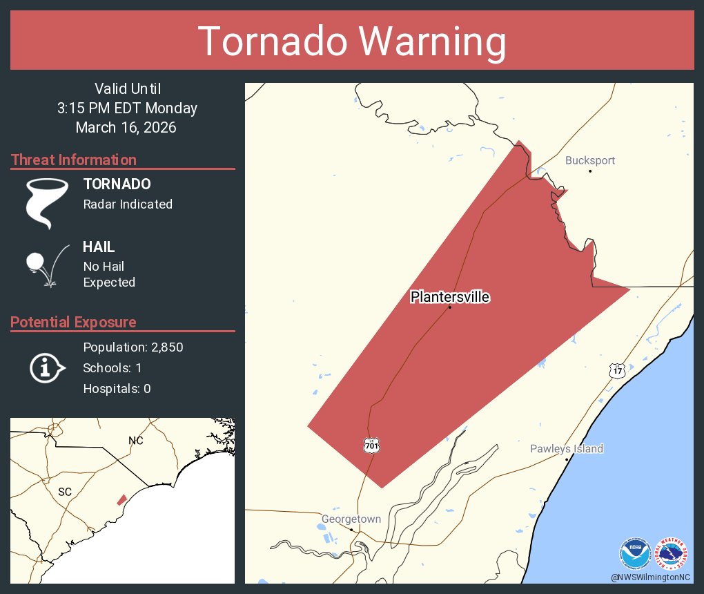NWS Wilmington, NC tweet media