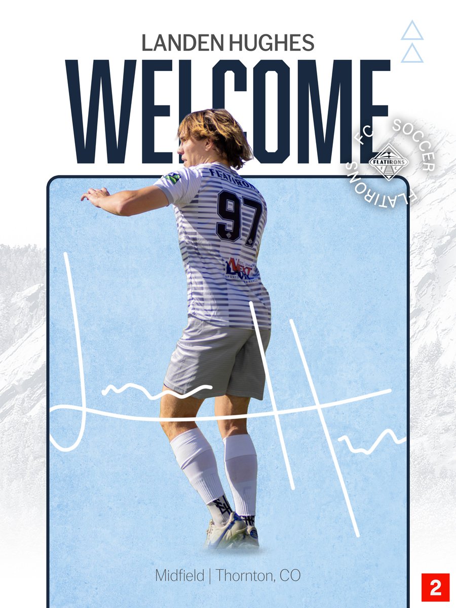 flatirons_fc's tweet image. 𝑾𝑬𝑳𝑪𝑶𝑴𝑬 𝑩𝑨𝑪𝑲, 𝑳𝑨𝑵𝑫𝑬𝑵!

The versatile midfielder is back for year 2 with the Irons!

(Pending league and federation approval)

#UpTheIrons | #Path2Pro