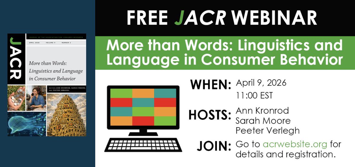 Journal of the Association for Consumer Research tweet media