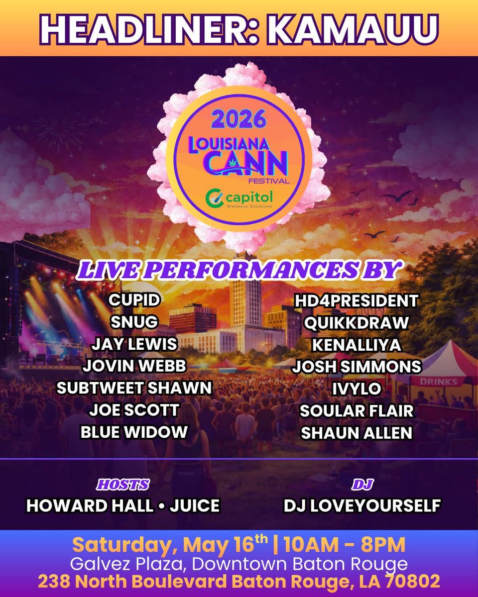 7foota's tweet photo. R&amp;B Soul Artist SHAUN ALLEN will be performing at the 2026 Louisiana Cann Festival in Downtown Baton Rouge! 
📍 Galvez Plaza – Baton Rouge, LA (DOWNTOWN)
📅 Saturday, May 16 ⏰ 10AM – 8PM
Purchase New Music only on EVEN https://t.co/HnR3ruUKHU

#LouisianaCannFestival #LiveMusic https://t.co/4TiOhQds8S