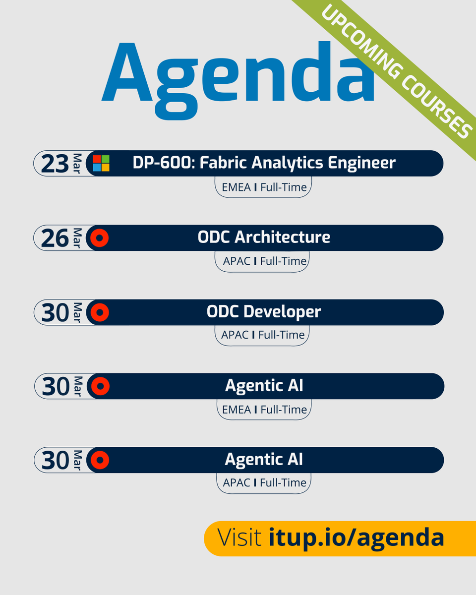 _ITUp_'s tweet photo. Future-proof your tech stack this March with our Full-Time specialized tracks. 🚀

📍 APAC &amp; EMEA | Full-time | Remote

Full agenda here: https://t.co/lI1zOVaAJ9 🔗

#itup #outsystems https://t.co/jGIHLLkoXJ
