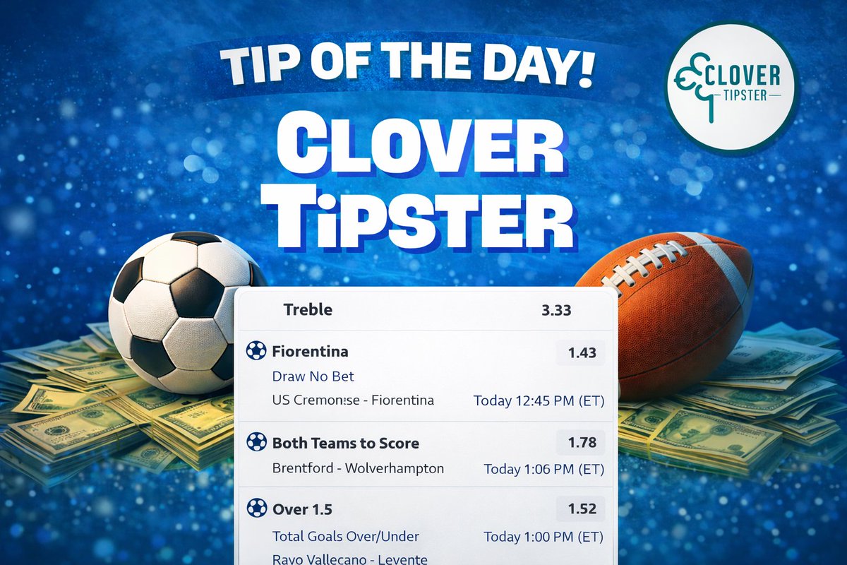 Clover1official's tweet photo. Starting the week, odds of 3, let's go for it!! 🔥🔥 https://t.co/XCDTp4CPcV