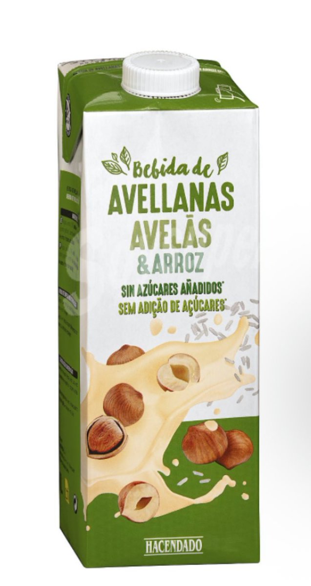 ainslx's tweet photo. @Mercadona no encuentro la bebida de avellanas y arroz, ¿la habéis quitado? 😢 https://t.co/syE8NlpWUq