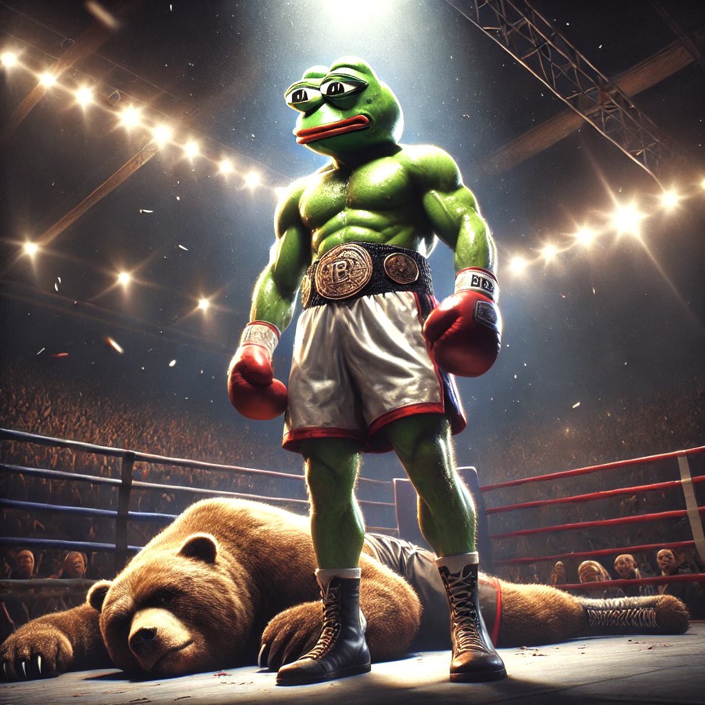 captainpepe0x69's tweet photo. Fck the bears. Higher $PEPE https://t.co/vOwkPFeGTo