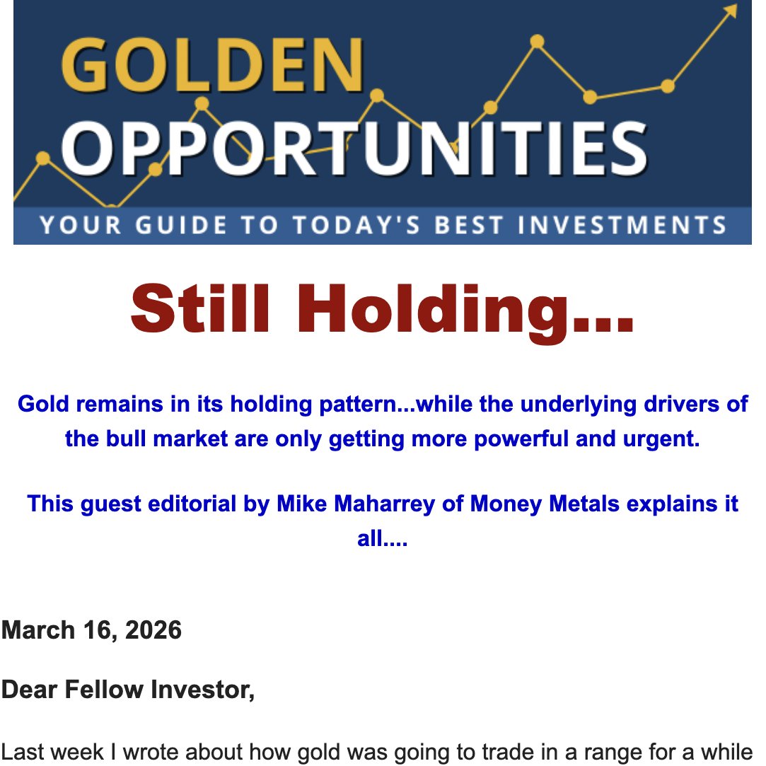 Gold Newsletter tweet media