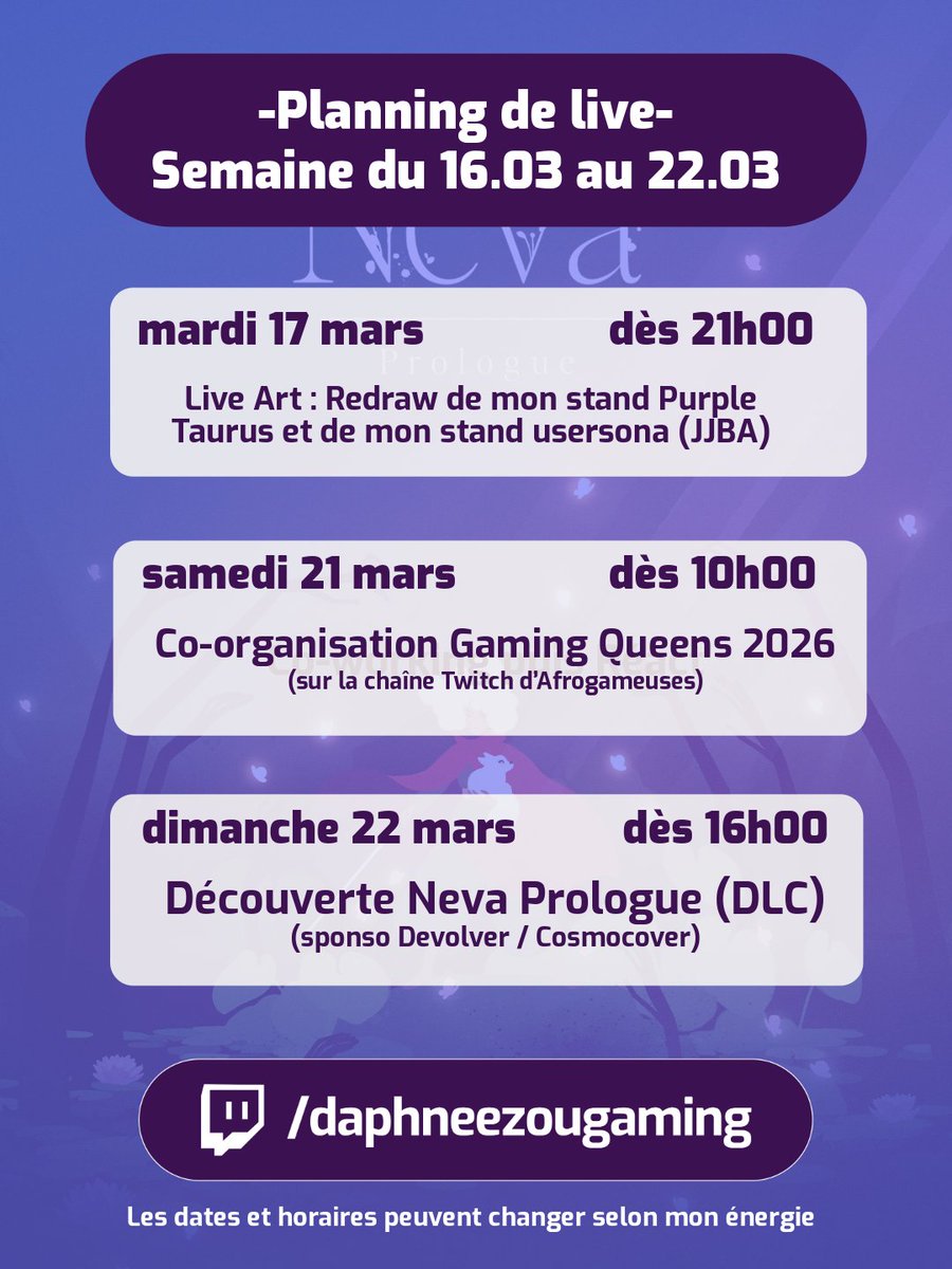Daphnée Zou 💜 Gaming Queens 2026 🌈 tweet media