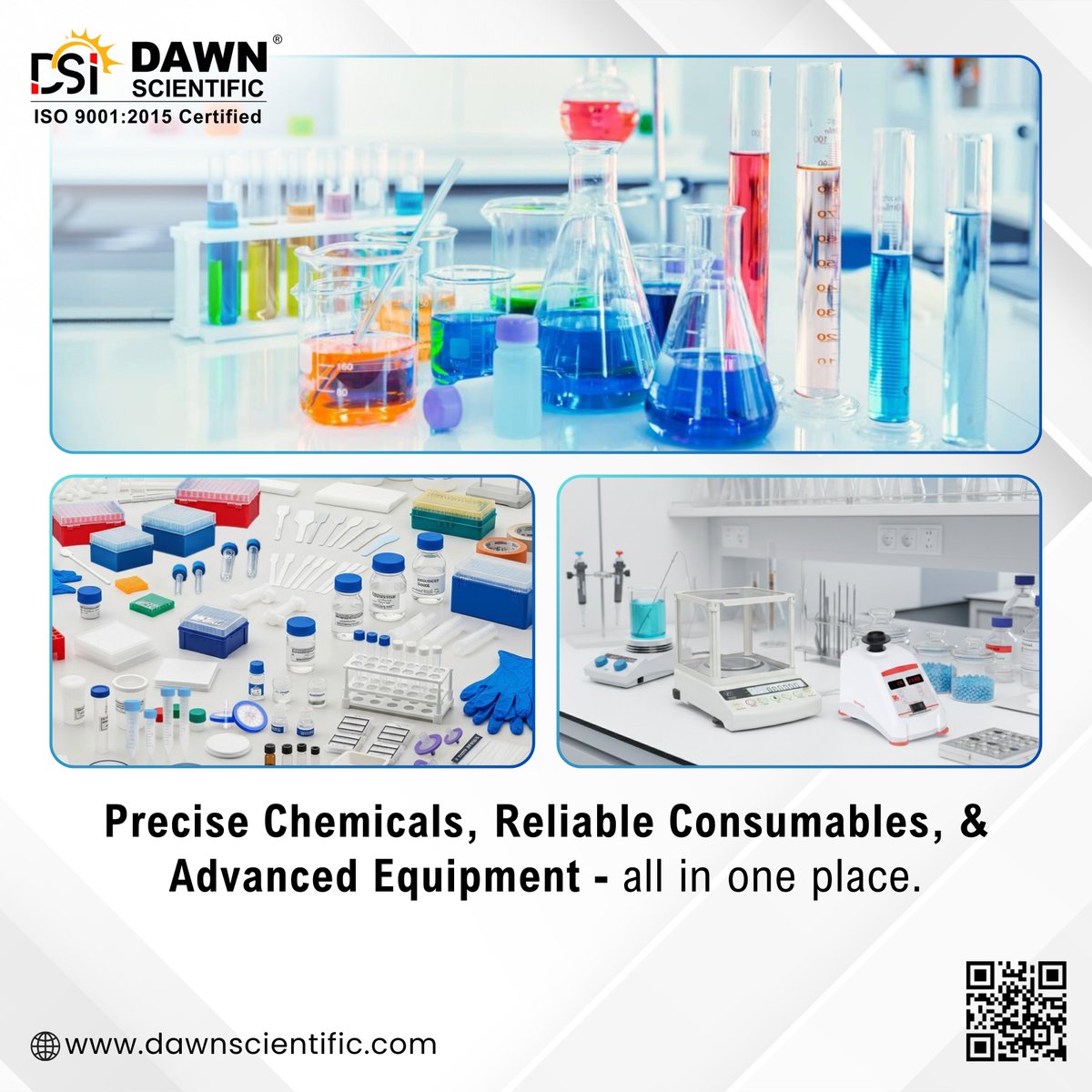 Precise chemicals, reliable consumables, and advanced laboratory equipment — all in one place with Dawn Scientific. Supporting research, quality control, and analytical laboratories worldwide.