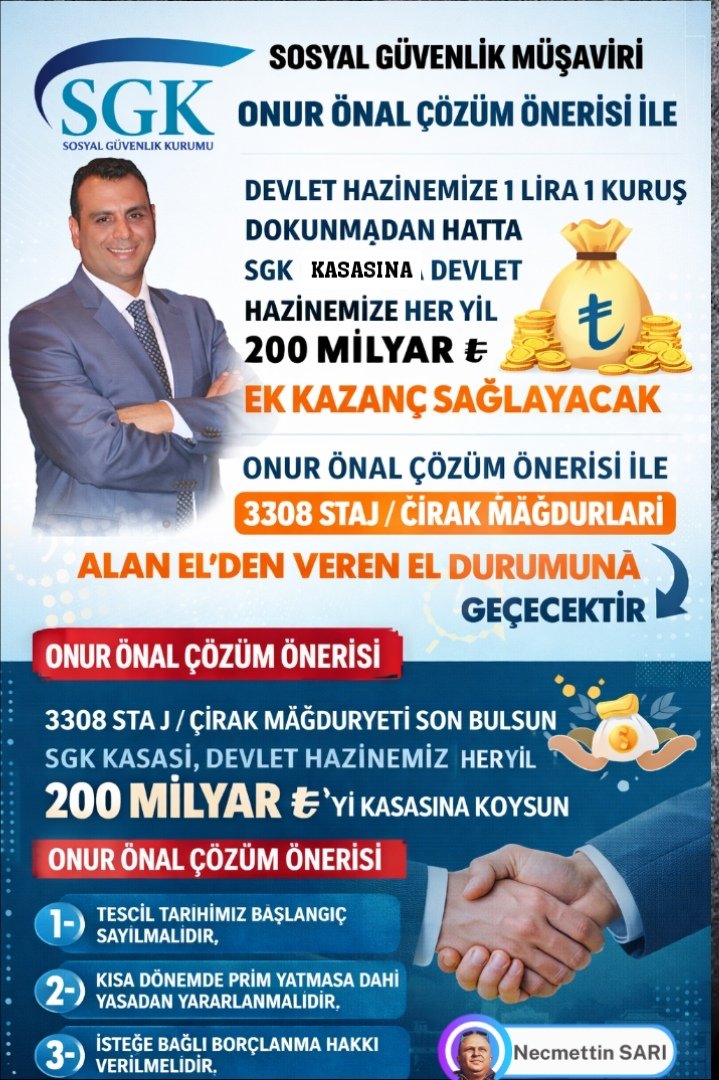 <a href="/Onuronal_/">Onur Önal</a> <a href="/Ramazan53457881/">🤘🇹🇷🔥</a> Kadir gecemiz mübarek olsun inşallah Sayın <a href="/Onuronal_/">Onur Önal</a> Hocam, Allah bu gecenin Rahmetinden Bereketinden nasip alan Kullarından eylesin inşallah 
Geçmişe Borç, Geleceğe Söz 
#StajÇıraklıkSigortaBaşlangıcıOlsun