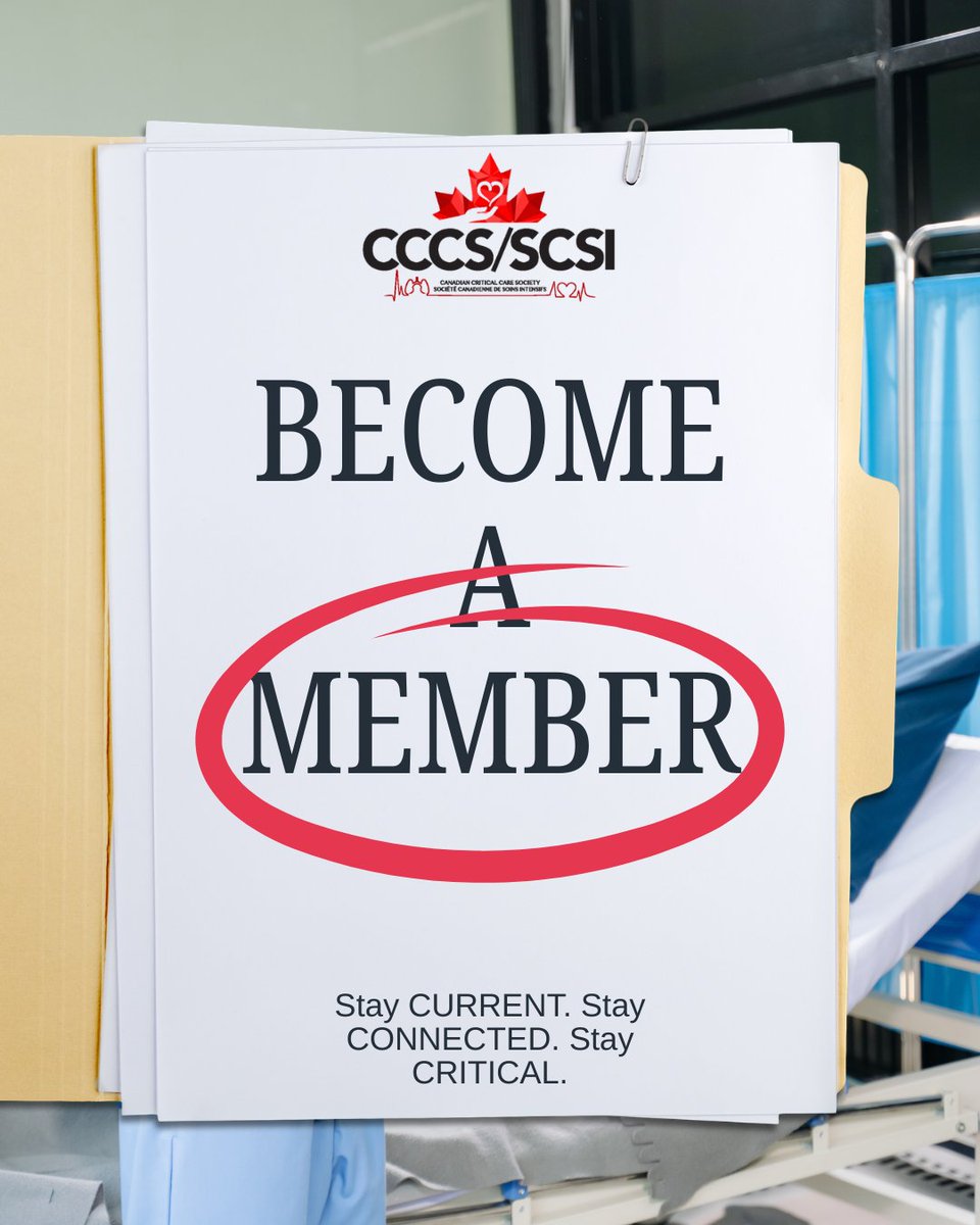 Canadian Critical Care Society tweet media