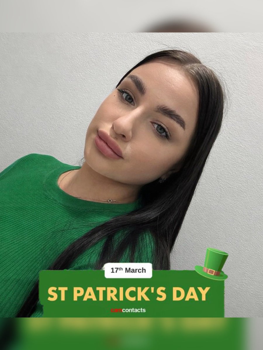 contacts_cam's tweet photo. 🍀 I am your lucky charm 
https://t.co/fI3r6HFb4b
@camcontacts 

#CamContacts
#StPatricksDay2026 https://t.co/mTco0qq34H