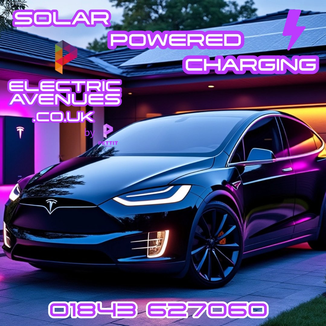 Charge at home from....free... with our Electric Driveways by <a href="/Elec_Avenues/">Electric Avenues by Pettit Group</a> 
One Call, One Contractor!
#Solar #Battery Storage #EVChargers #Tesla #ElectricVehicles