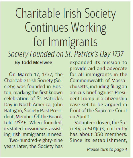 Charitable Irish Society tweet media