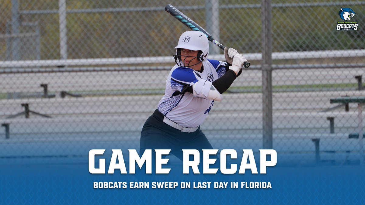 BobcatSB_WI's tweet photo. The Bobcats closed out their final day in Florida with a sweep, scoring 35 runs across two games.

#ClawsUp | #RollCats | #NJCAASoftball 

📝: https://t.co/jvCXlCFdGF https://t.co/rljhmo8R6s