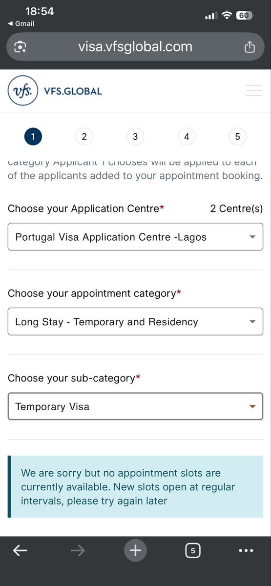 JerryOlugbenga's tweet photo. @vfsglobalcare I got a Turn-Back Checklist for Wrong Appointment Category after my appointment on 13/3/26. I was rescheduled for 19/3/26. Do I need to book another appointment? I have actually been trying to book but keep getting this message (see image below)…please advise. https://t.co/SgaiSCyHIw