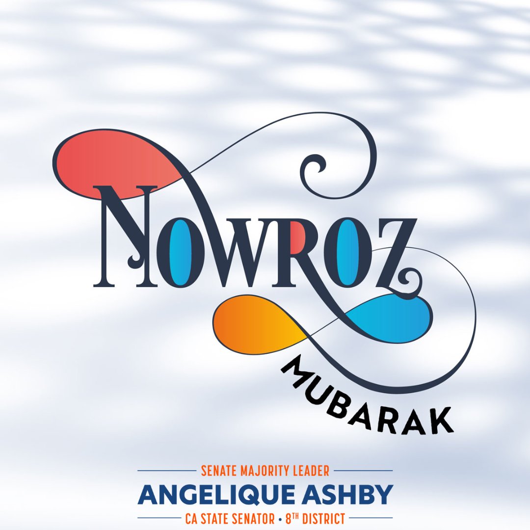 SenatorAshby's tweet photo. Nowruz Mubarak! πΈ
Wishing everyone celebrating a joyful Persian New Year. May this season of renewal bring health, happiness, and new beginnings to you and your loved ones.
#Nowruz #NowruzMubarak #SD08 https://t.co/IyM6fkyHXp