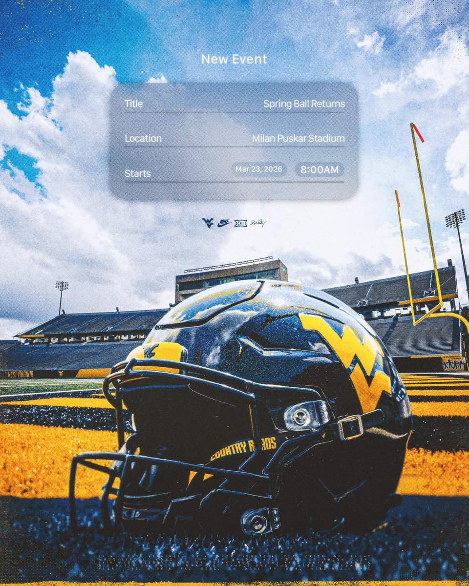 West Virginia Football tweet media