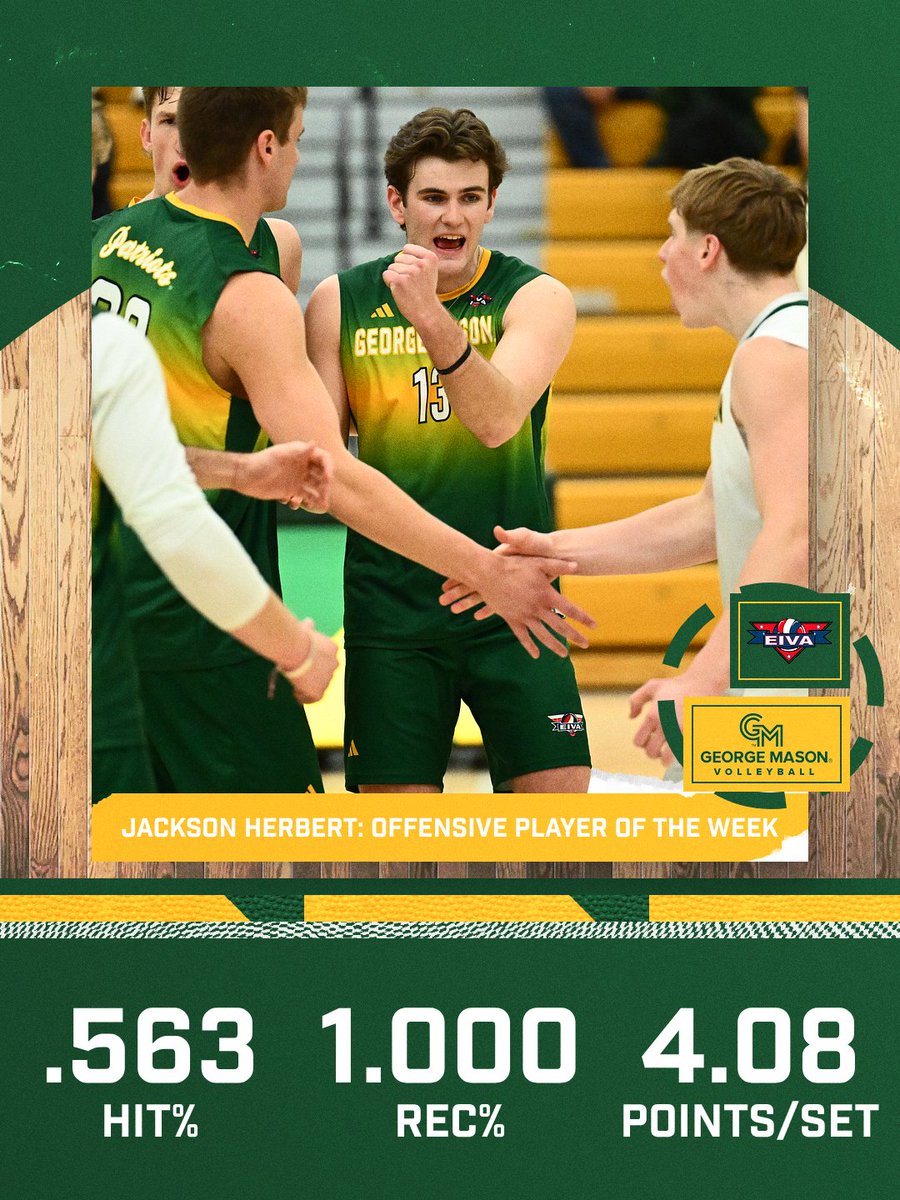 George Mason Men's Volleyball tweet media