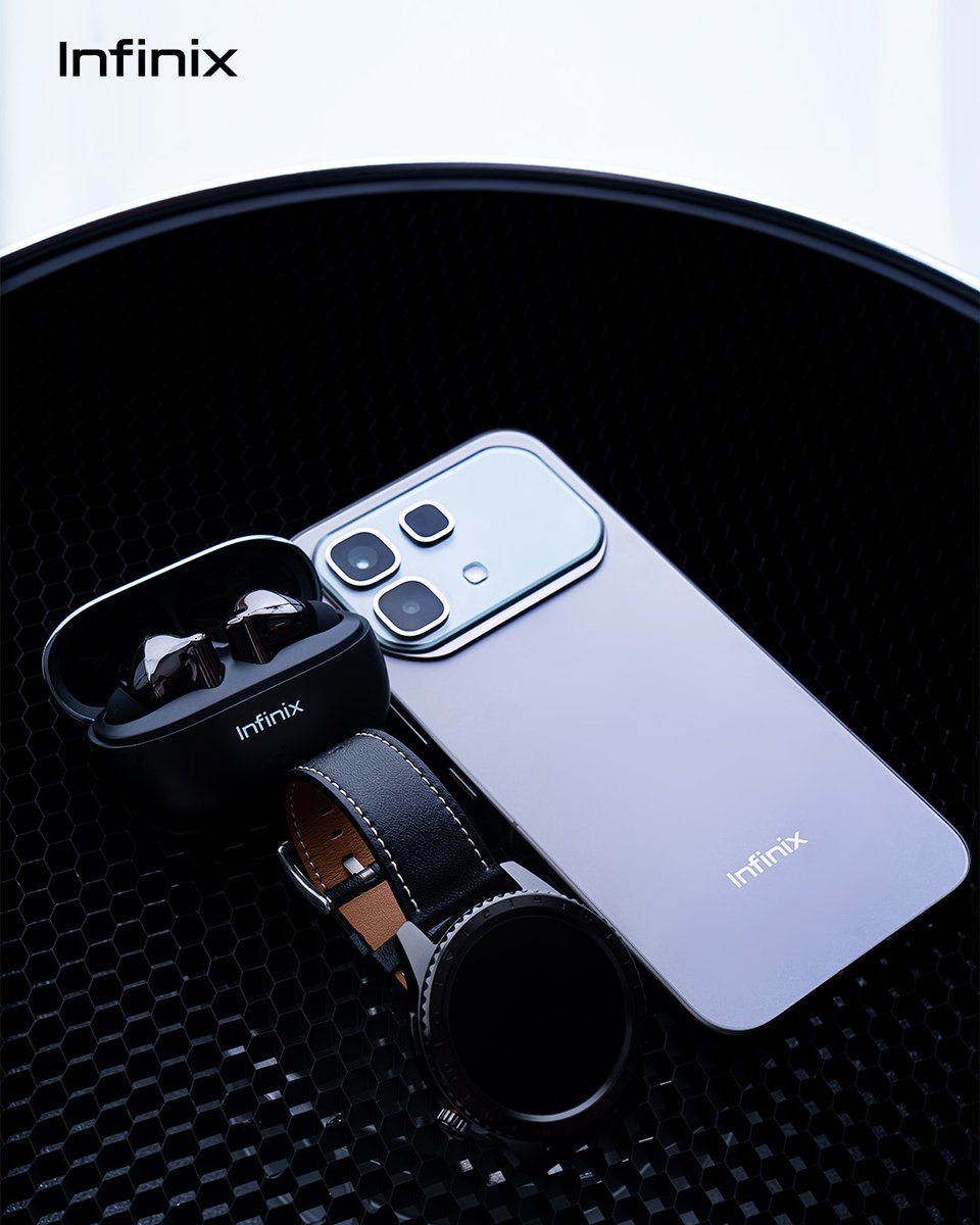 InfinixNigeria's tweet photo. It’s more than a smartphone — it’s a full experience.
Pair the Infinix Note 60 Pro with your favorite Infinix accessories and turn everyday moments into a bold lifestyle statement. Power, sound, style… all in sync.
#InfinixNote60Pro #InfinixNote60Series #TakeNoteDoMore #ReadySteadyExplore