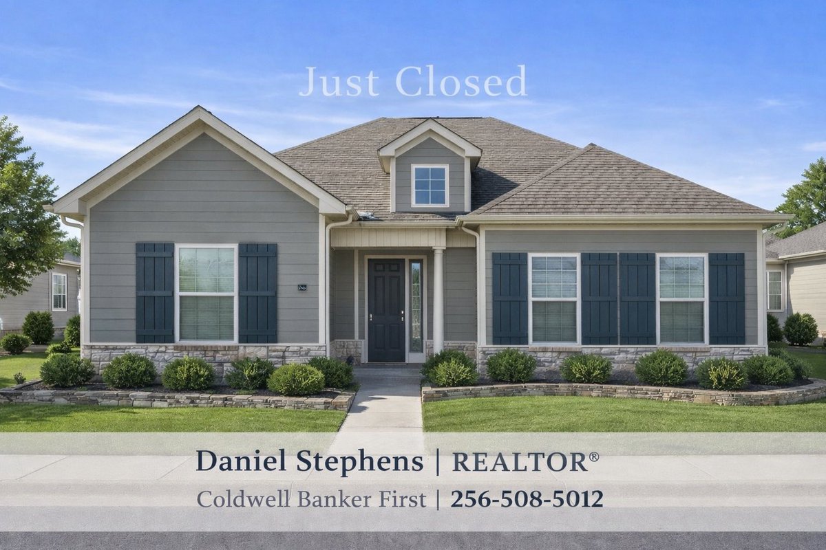 From contract to closing- 13 Timbers Main is officially SOLD. Congratulations to our sellers and the new homeowners.🎊
Real estate isn’t just transactions… it’s helping people move forward.

#danielstephensrealtor #coldwellbankerfirst
#coldwellbankerfirsthuntsville