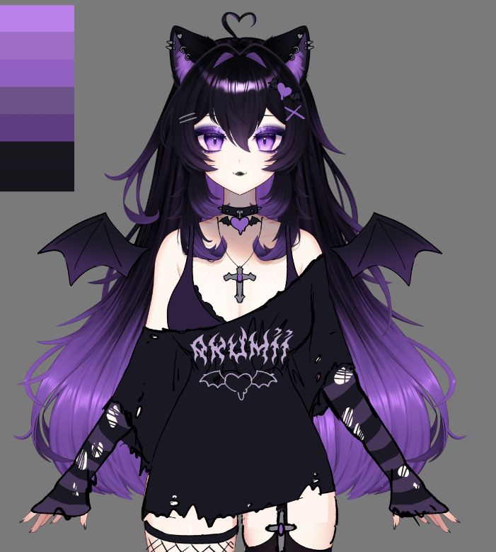 ♰﹒akumii 🦇💜┊vgen open! tweet media