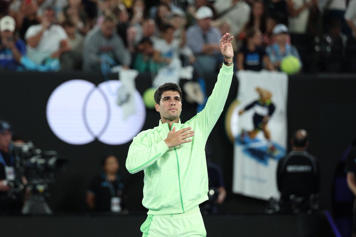 🇪🇸🇺🇸 Carlos Alcaraz’s 2026 Miami Open draw:

R1 - BYE
R2 - Fonseca/Marozsan
R3 - Korda/Mpetshi Perricard
R4 - Khachanov/Darderi
QF - Fritz/Ruud/Draper/Lehecka
SF - Musetti/De Minaur/Bublik/Cobolli
F - Sinner/Zverev/Auger-Aliassime/Shelton/Medvedev 

📸 Rolex - Antoine Couvercelle