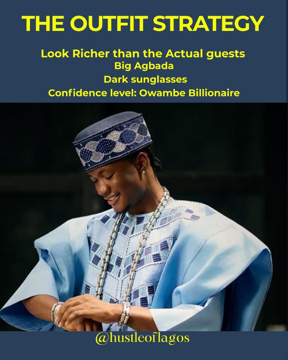 hustleoflagos's tweet photo. Have you ever gate-crashed a Lagos wedding? 👀
#HustleofLagos #TheHustleofLagos #MeetTheDapsons #LagosWedding #NigerianWedding https://t.co/e1eP97oX6i
