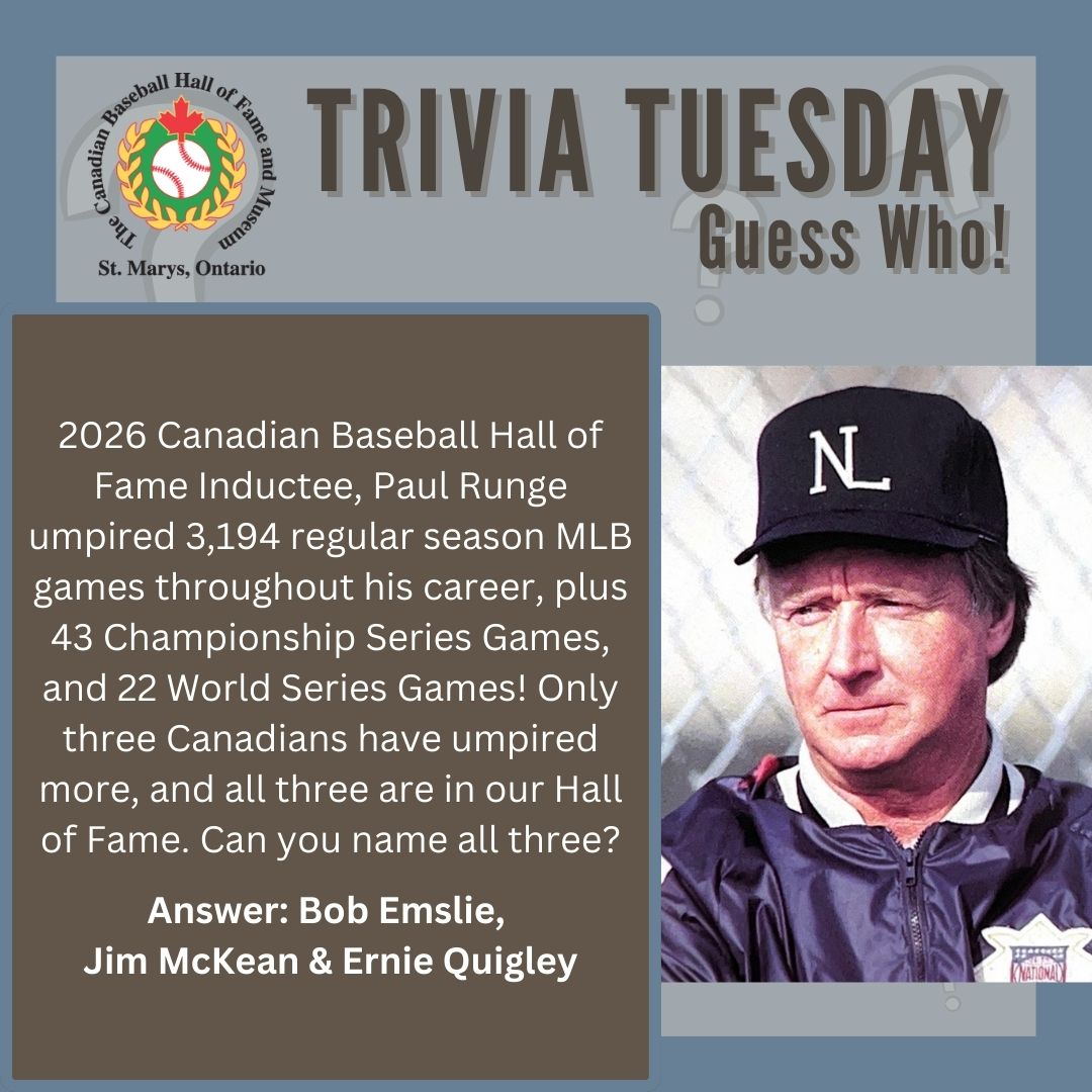 Canadian Baseball Hall of Fame and Museum 🇨🇦⚾️ tweet media