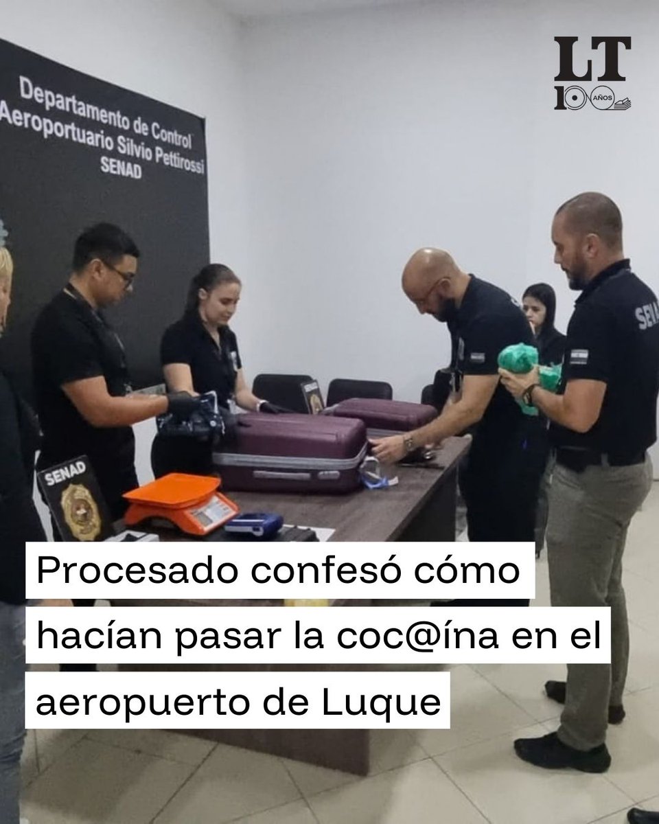 💬✈️Luis Servián, el acusado, declaró en una audiencia indagatoria por el presunto envío de coc@ína al extranjero.  Afirmó que no niega el hecho y que colaborará con la Justicia. Recibió un total de 10.000 dólares de un enviado de un supuesto narcotraficante. Aclaró que esta suma