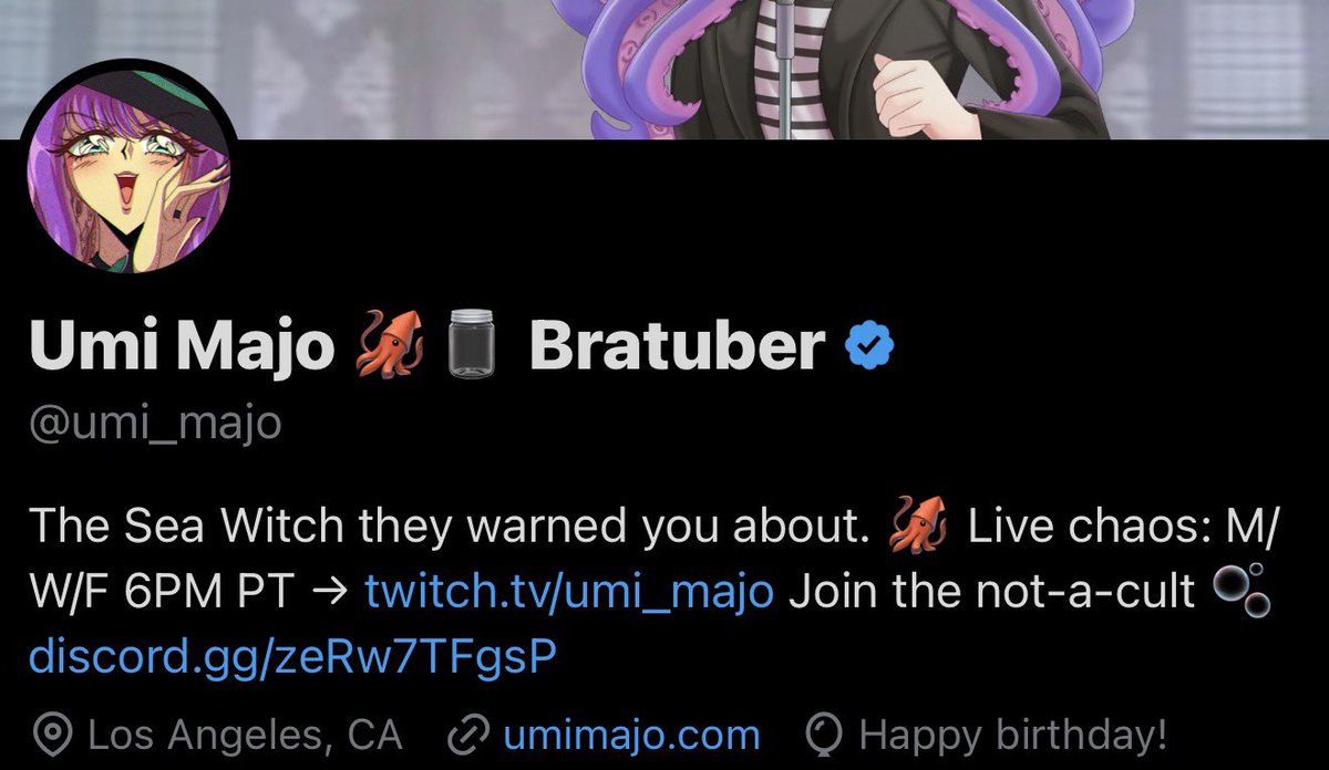 Umi Majo 🦑🫙 Bratuber tweet media