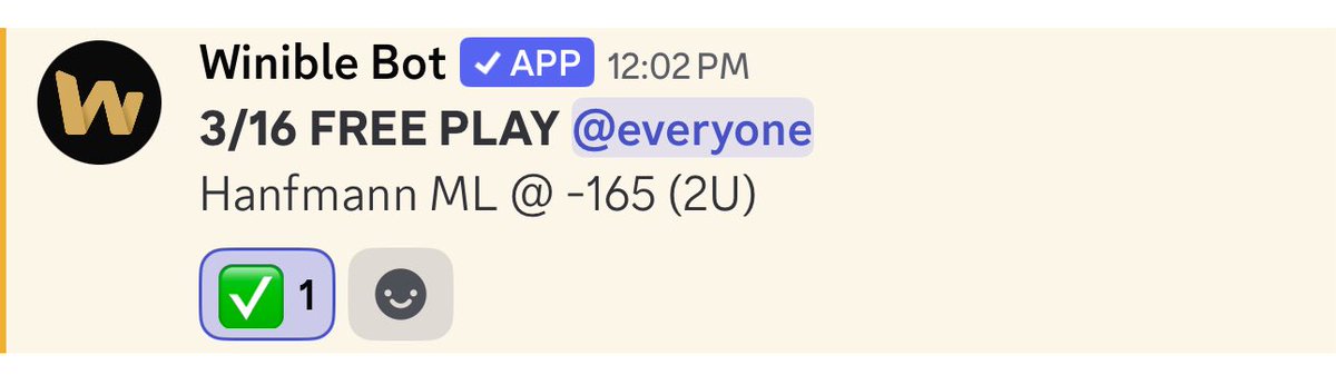 TennisSenseii's tweet photo. ✅ WINNER 🎾

Hanfmann ML ✔️
Odds: @ -165 | +2U

Record moves to 3-0 on the year for free picks📈

Join the discord to not miss out on any of our plays. https://t.co/ATwMMtnZAQ