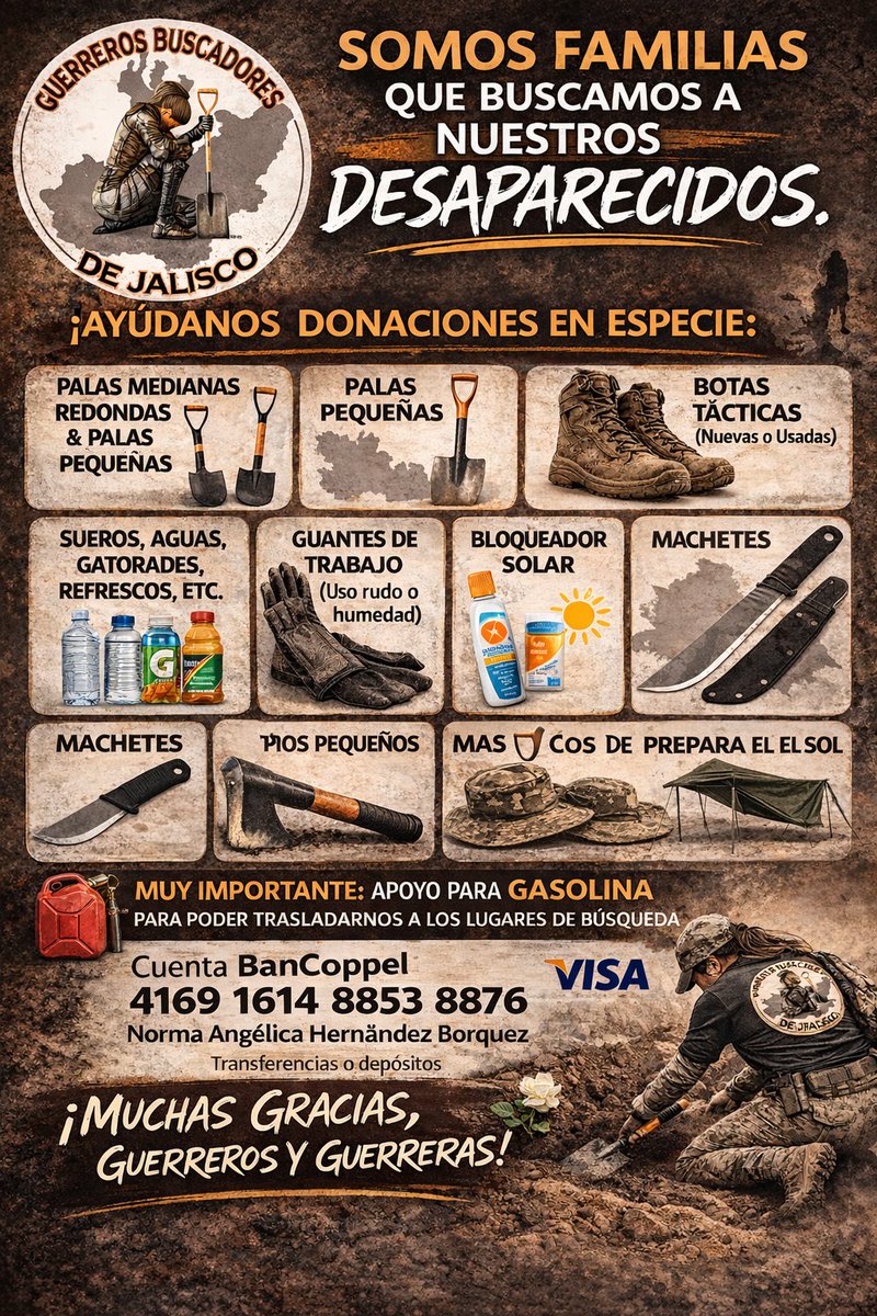 Guerreros Buscadores de Jalisco tweet media