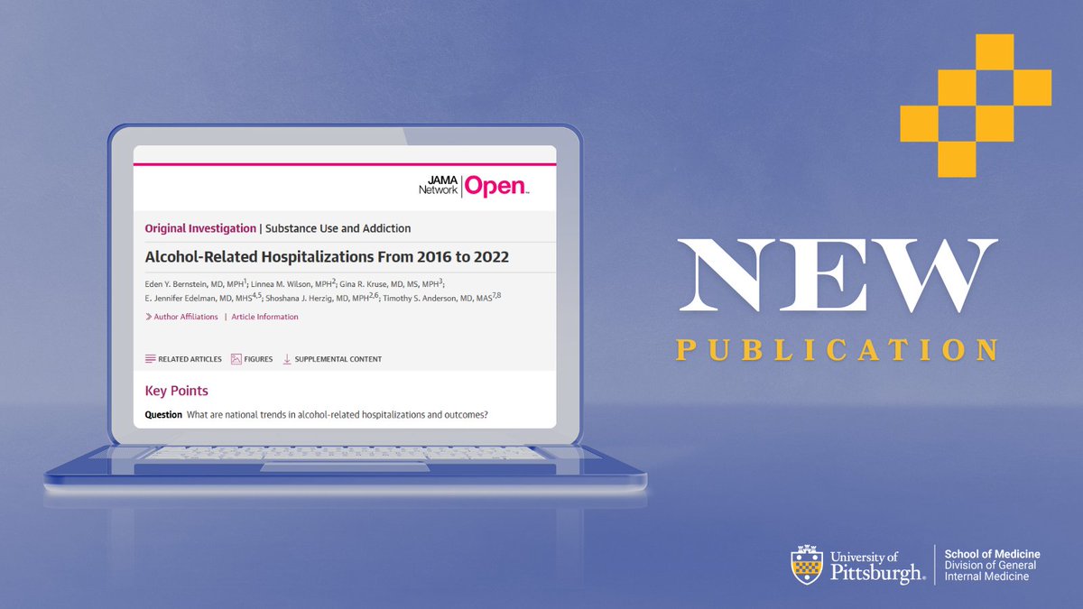 PittGIM's tweet image. National data. Real impact.

Timothy Anderson &amp;amp; colleagues are advancing evidence on alcohol-related hospitalizations, highlighting rising inpatient mortality &amp;amp; escalating costs. #InternalMedicine #PublicHealth #ClinicalResearch

More in @JAMANetworkOpen: pubmed.ncbi.nlm.nih.gov/41632143/