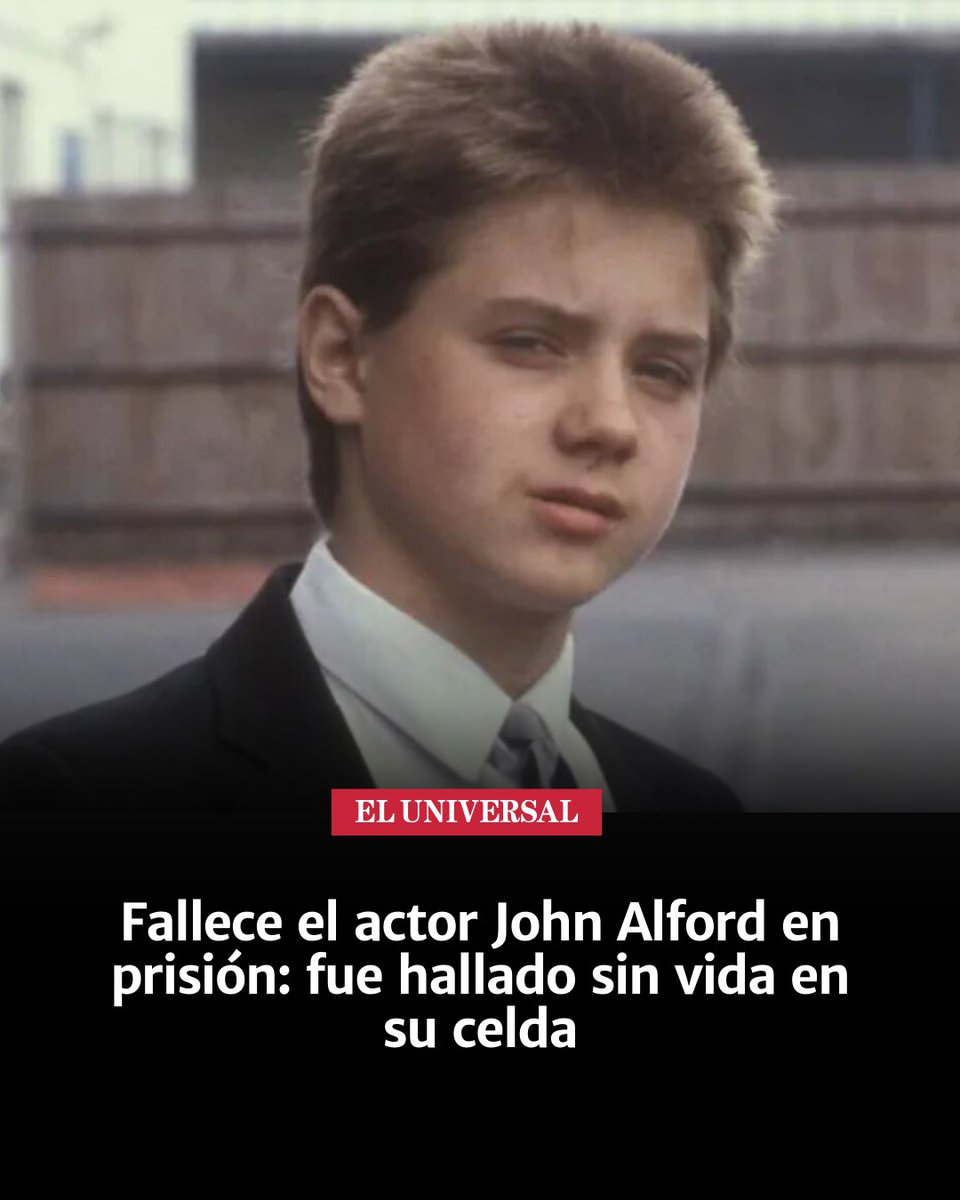 CodNoticiasCol's tweet photo. #cine  - El ex actor británico #JohnAlford  , cuyo nombre de pila era John James Shannon, fue encontrado muerto en su celda de la prisión de HMP Bure, en #Norfolk  , Inglaterra, el 13 de marzo de 2026, cuando tenía 54 años y apenas llevaba dos meses cumpliendo condena. https://t.co/rVfOJfzAR4